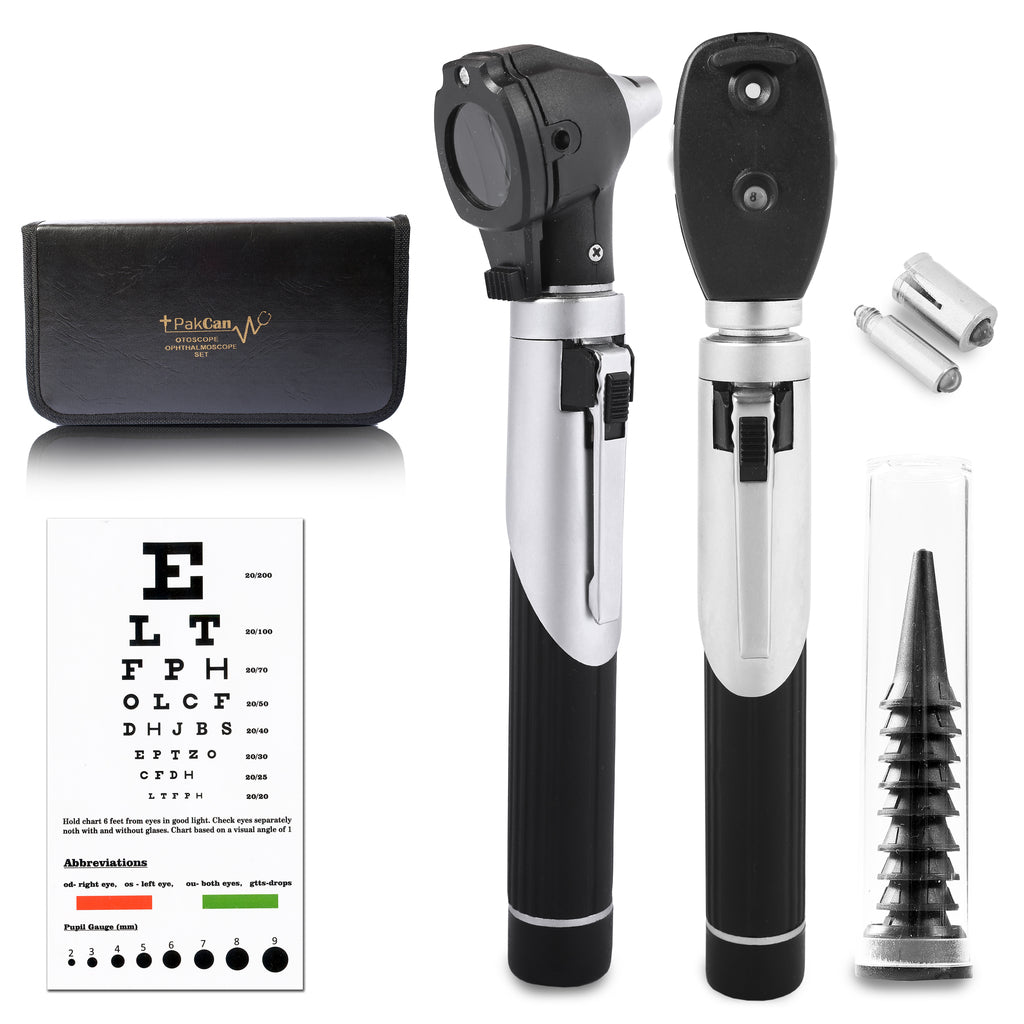 Compact Pocket Size Fiber Optic Otoscope