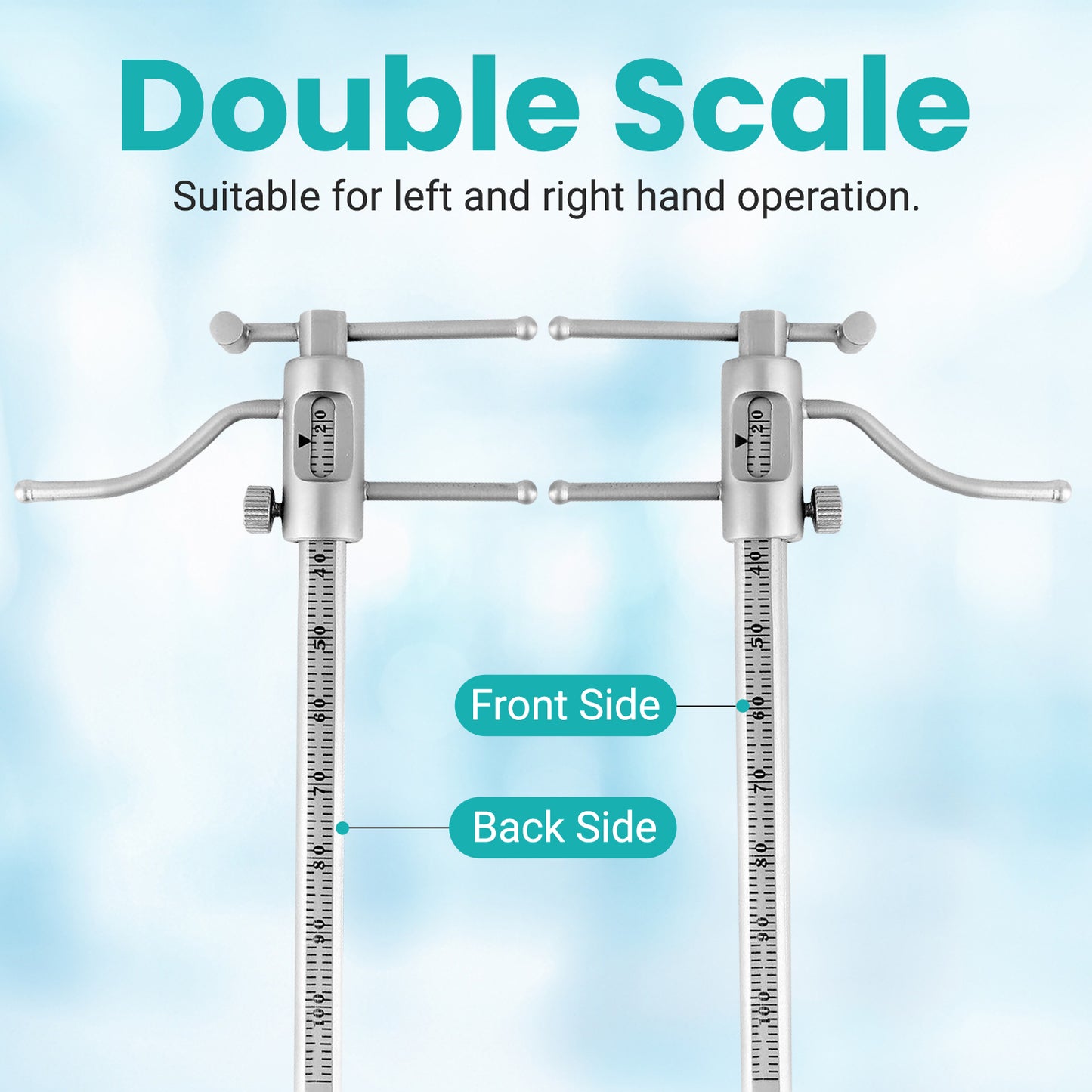 Premium Dental Orthodontic Gauge - VDO Gauge - Venus Apollo Dental Orthodontic Gauge - Bracket Height Moveable Adjustable Locator and for Measuring Vertical Dimension of Occlusion