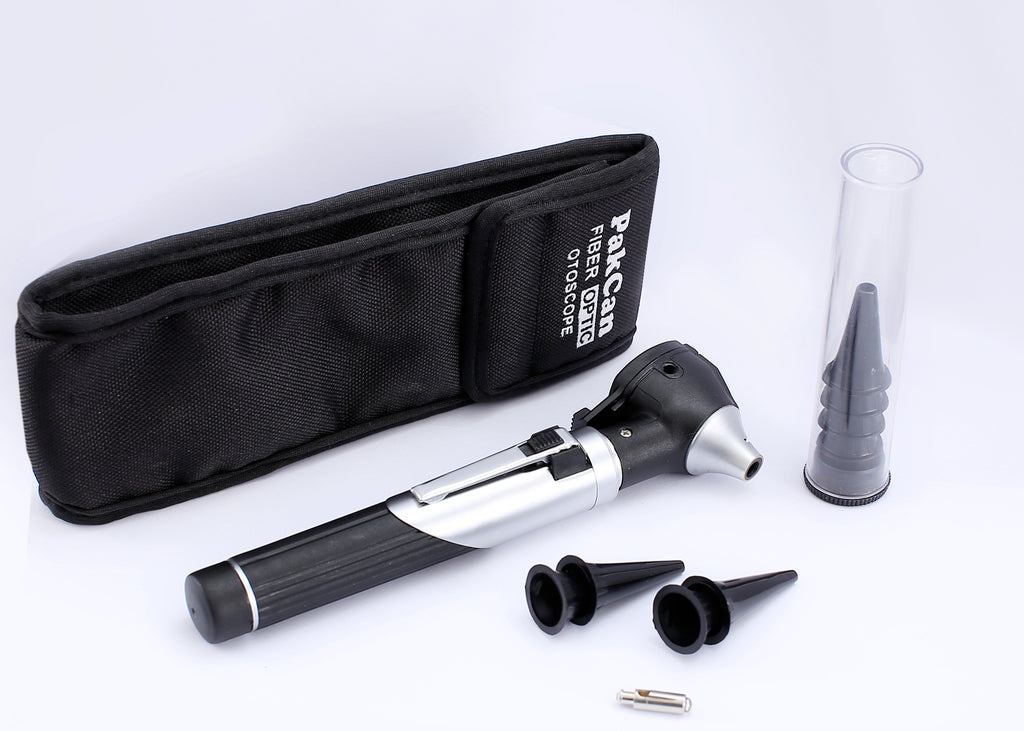 Compact Pocket Size Fiber Optic Otoscope